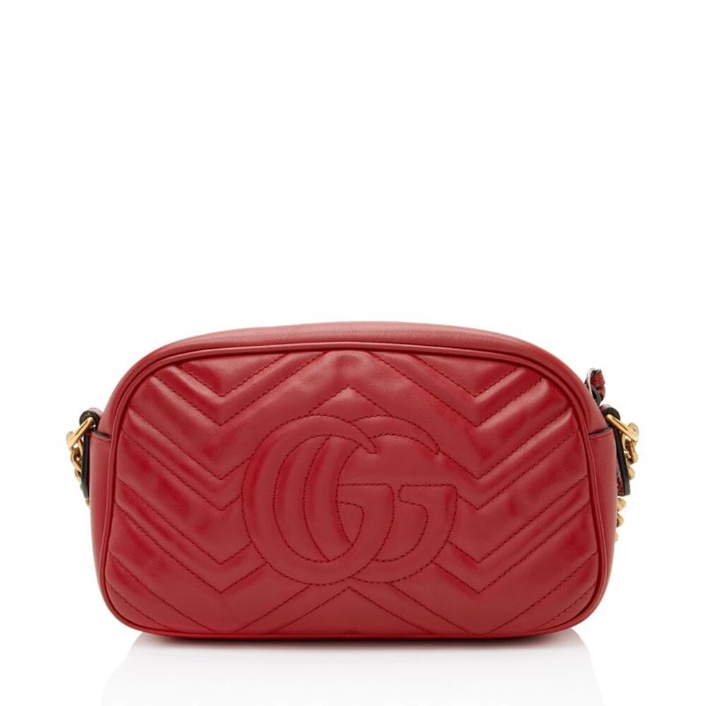 Gucci Matelasse Leather GG Marmont Small Camera Bag - Picture 3 of 14